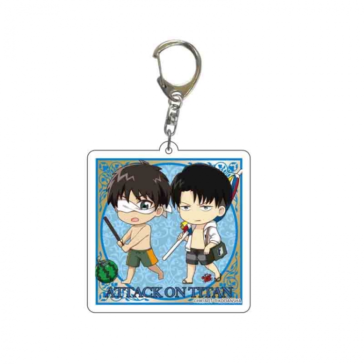 Shingeki no Kyojin Anime acrylic Key Chain  price for 5 pcs  6682