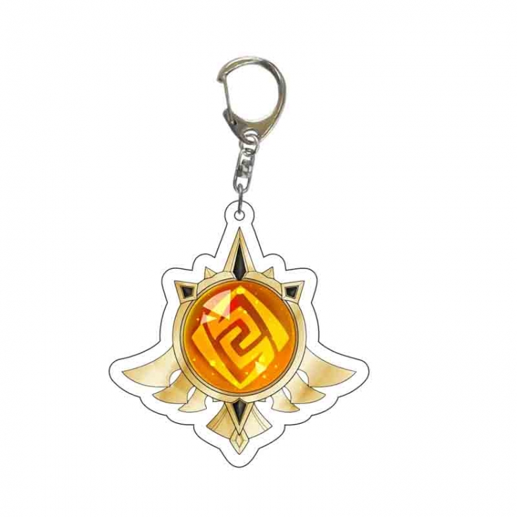 Genshin Impact Anime acrylic Key Chain  price for 5 pcs 6747