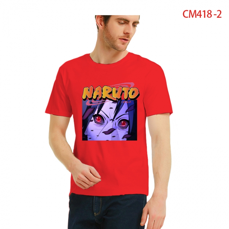 Naruto Printed short-sleeved cotton T-shirt from S to 3XL  CM418-2