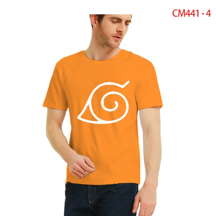 Naruto Printed short-sleeved cotton T-shirt from S to 3XL CM441-4