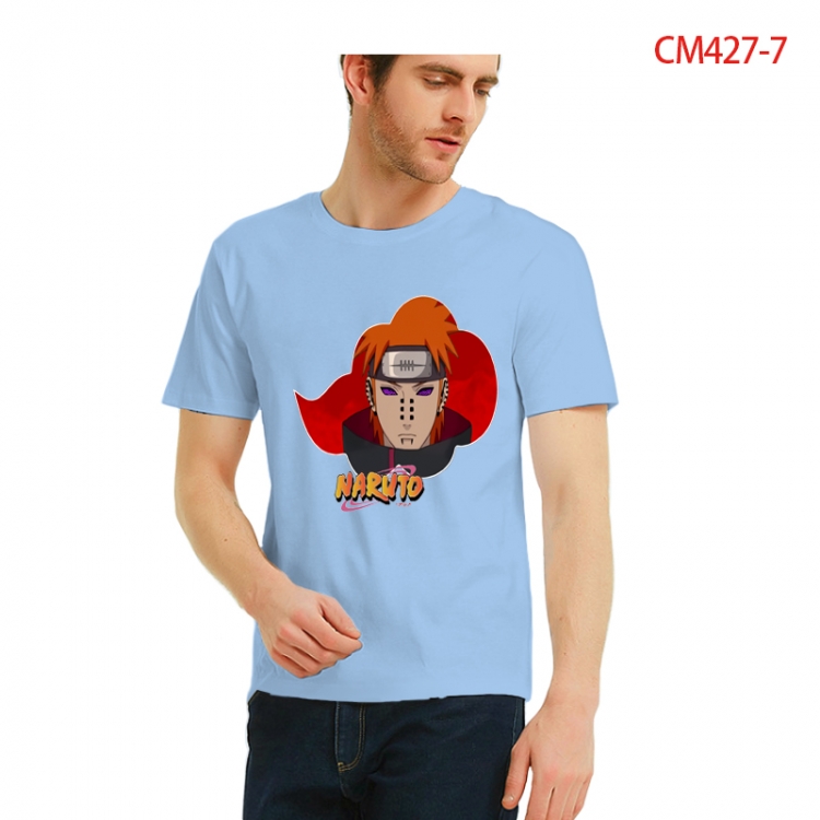 Naruto Printed short-sleeved cotton T-shirt from S to 3XL CM427-7