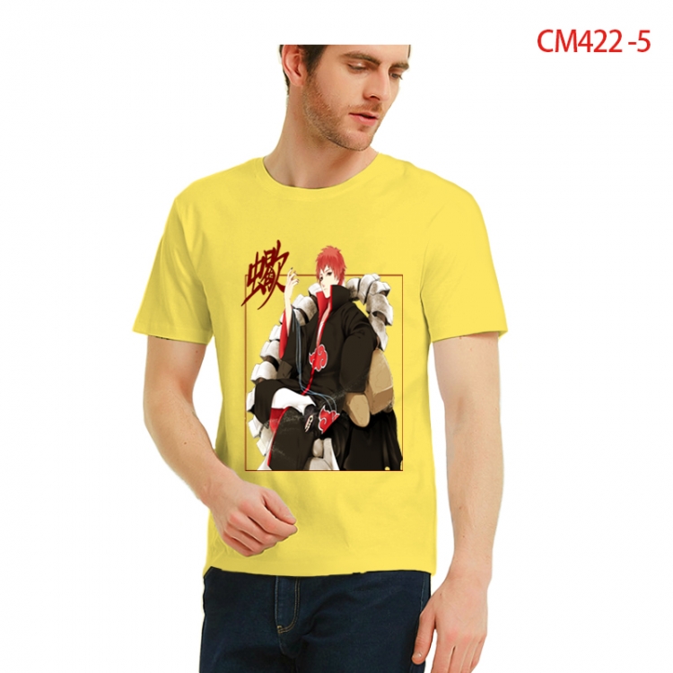 Naruto Printed short-sleeved cotton T-shirt from S to 3XL  CM422-5