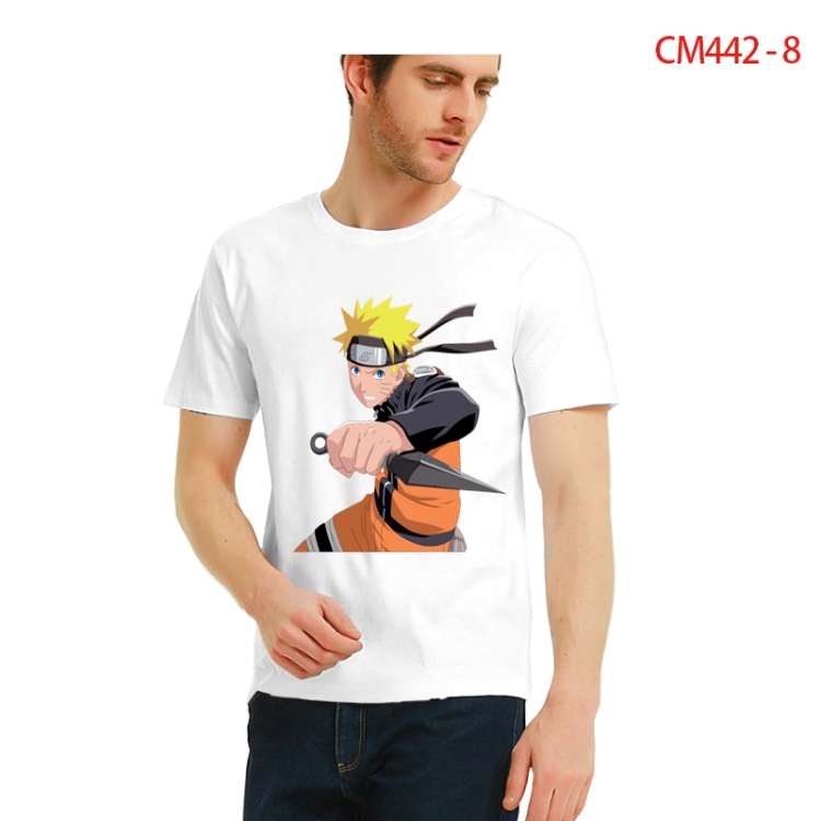 Naruto Printed short-sleeved cotton T-shirt from S to 3XL CM442-8