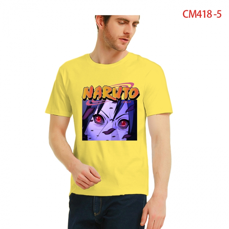 Naruto Printed short-sleeved cotton T-shirt from S to 3XL CM418-5