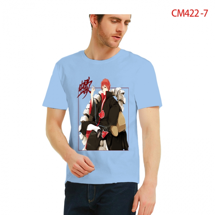 Naruto Printed short-sleeved cotton T-shirt from S to 3XL  CM422-7