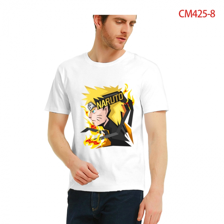 Naruto Printed short-sleeved cotton T-shirt from S to 3XL CM425-8