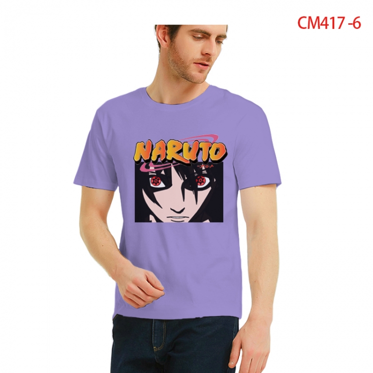 Naruto Printed short-sleeved cotton T-shirt from S to 3XL  CM417-6