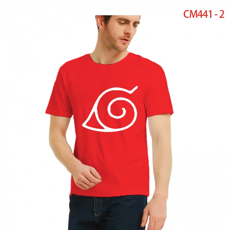 Naruto Printed short-sleeved cotton T-shirt from S to 3XL CM441-2