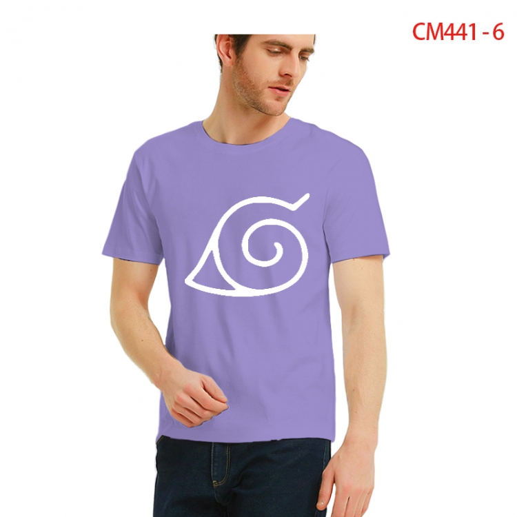 Naruto Printed short-sleeved cotton T-shirt from S to 3XL CM441-6