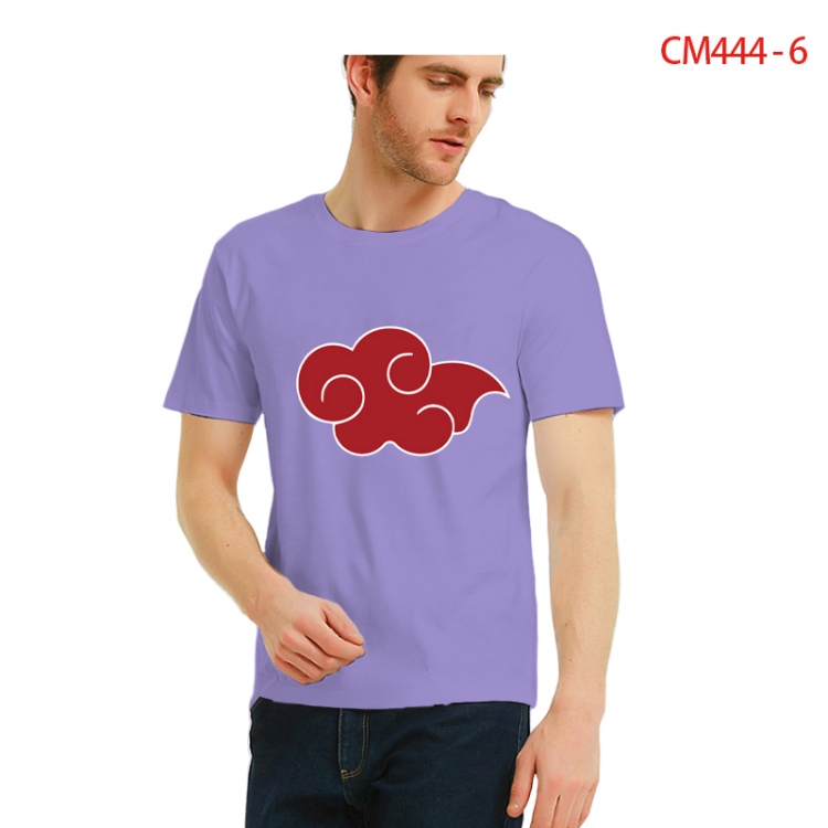 Naruto Printed short-sleeved cotton T-shirt from S to 3XL CM444-6