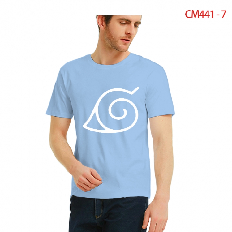 Naruto Printed short-sleeved cotton T-shirt from S to 3XL CM441-7