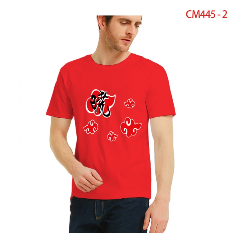 Naruto Printed short-sleeved cotton T-shirt from S to 3XL CM445-2