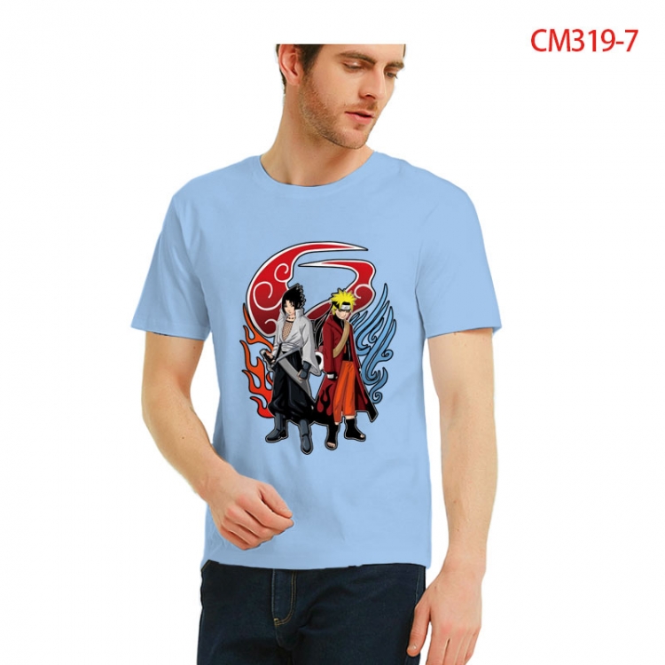 Naruto Printed short-sleeved cotton T-shirt from S to 3XL  CM319-7