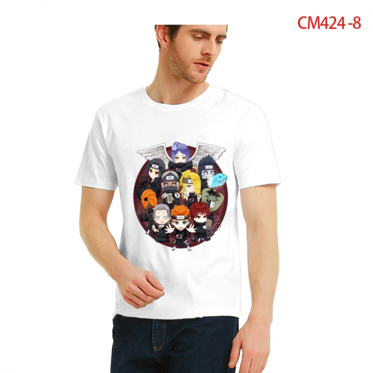 Naruto Printed short-sleeved cotton T-shirt from S to 3XL  CM424-8