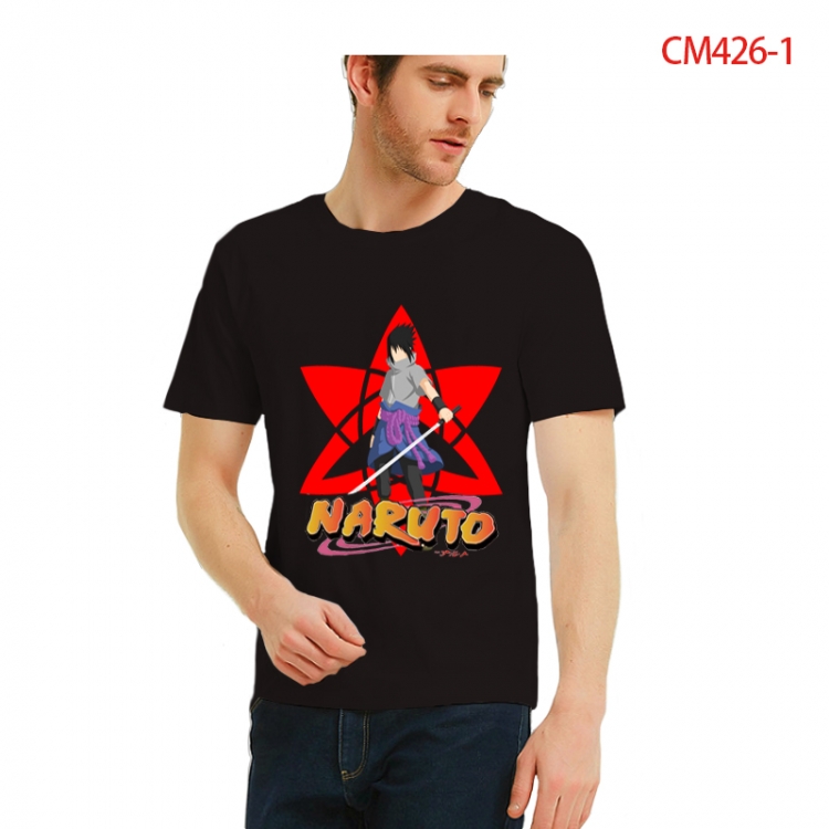 Naruto Printed short-sleeved cotton T-shirt from S to 3XL CM426-1