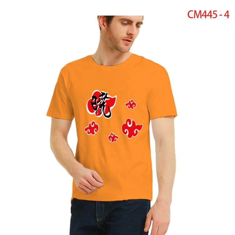 Naruto Printed short-sleeved cotton T-shirt from S to 3XL CM445-4