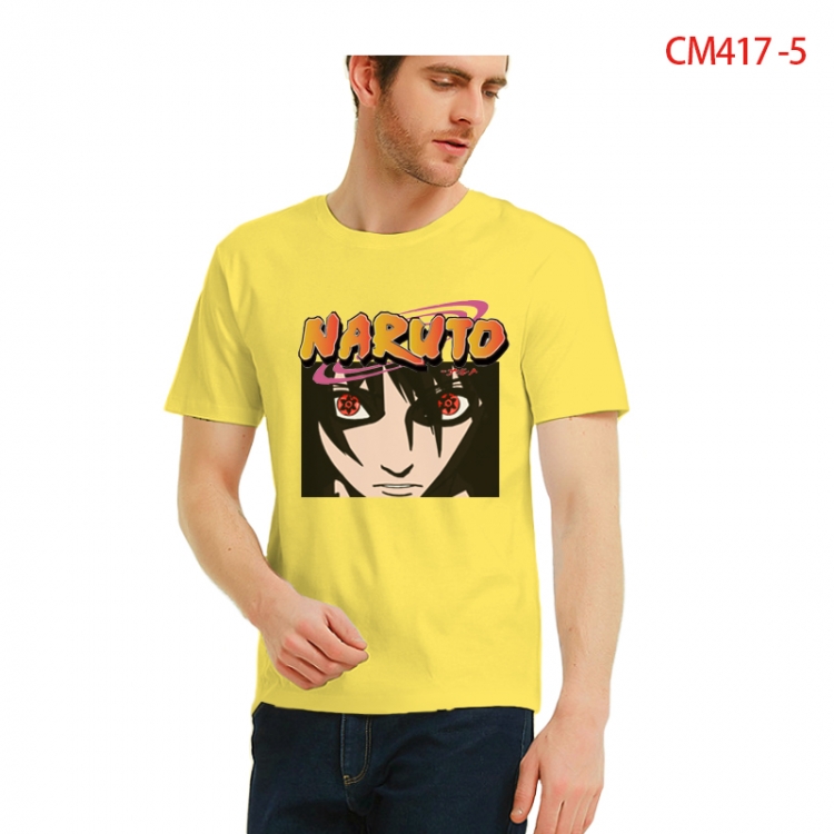 Naruto Printed short-sleeved cotton T-shirt from S to 3XL CM417-5