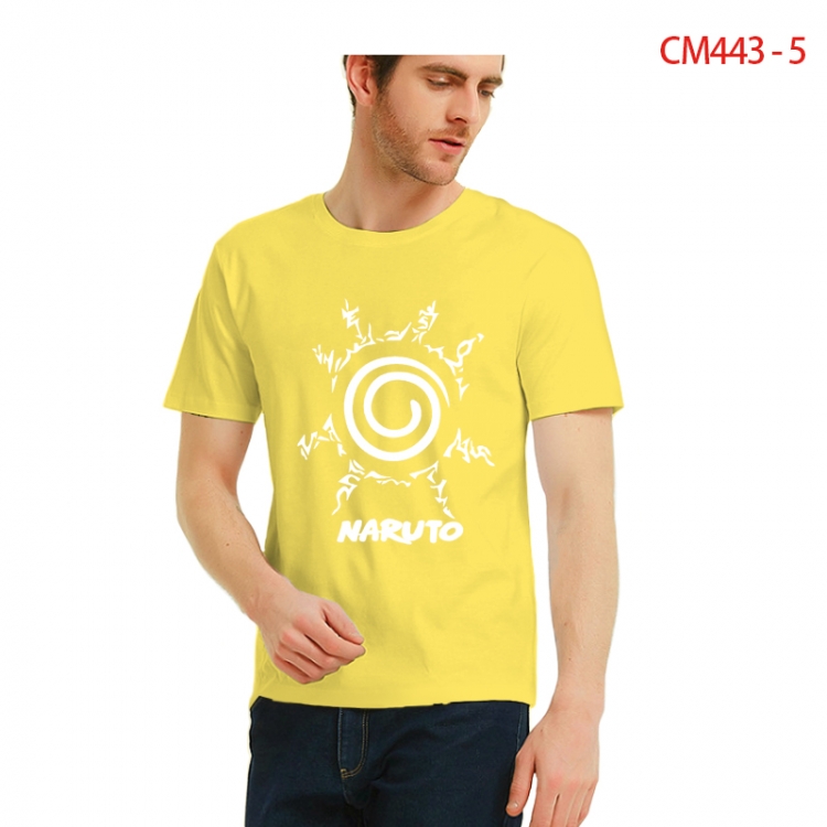 Naruto Printed short-sleeved cotton T-shirt from S to 3XL CM443-5