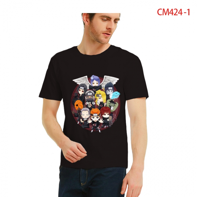 Naruto Printed short-sleeved cotton T-shirt from S to 3XL CM424-1