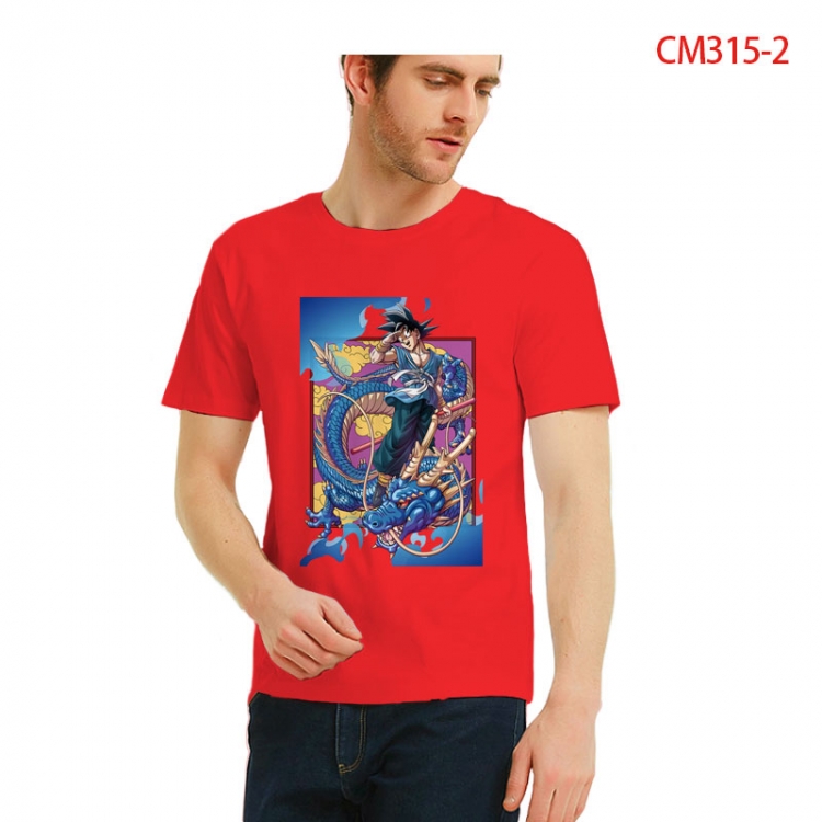 DRAGON BALL Printed short-sleeved cotton T-shirt from S to 3XL  CM315-2