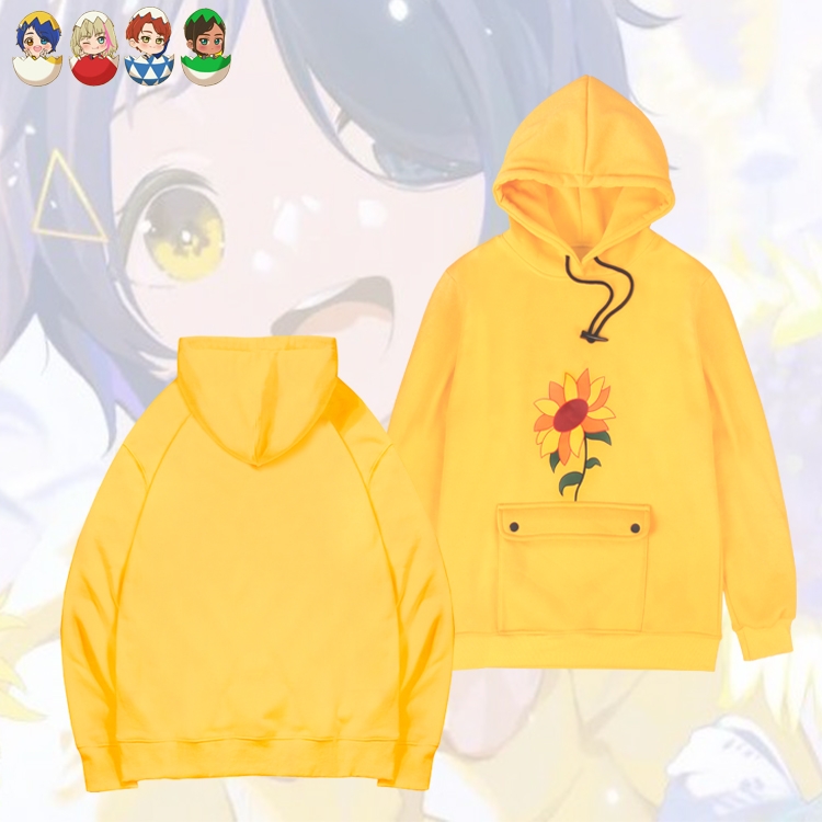 WONDER EGG PRIORITY Hooded Long Sleeve Thin Sweatshirt from S to 3XL