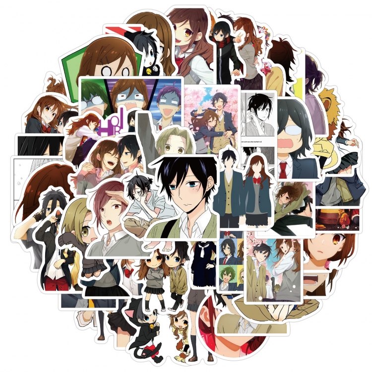 Horimiya Miyamura.Izumi stickers Waterproof stickers a set of 50 price for 5 sets