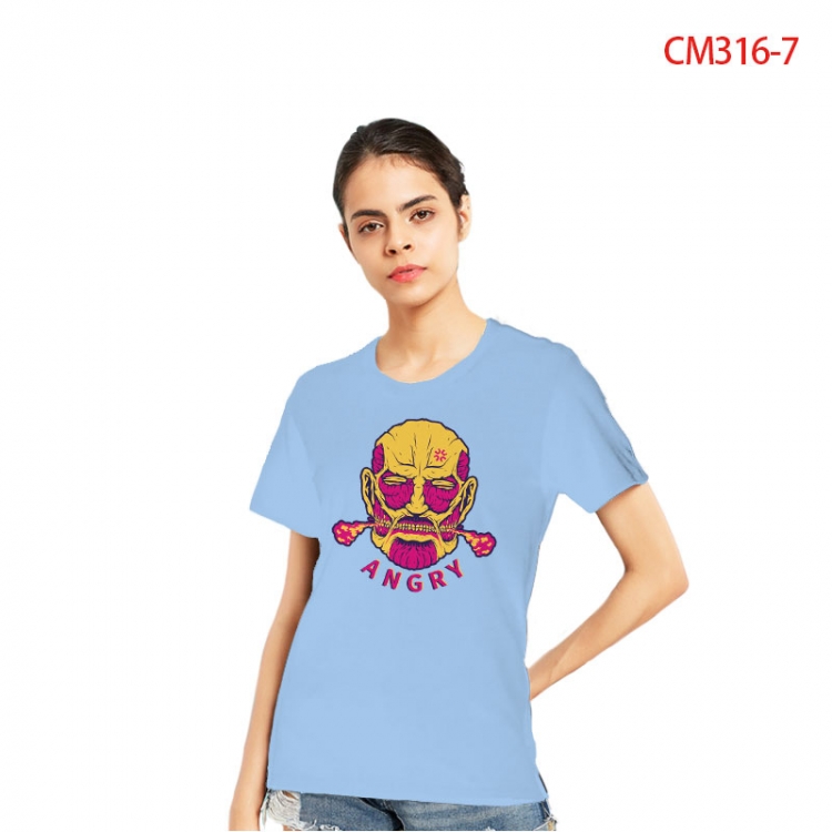 DRAGON BALL Women's Printed short-sleeved cotton T-shirt from S to 3XL  CM316-7