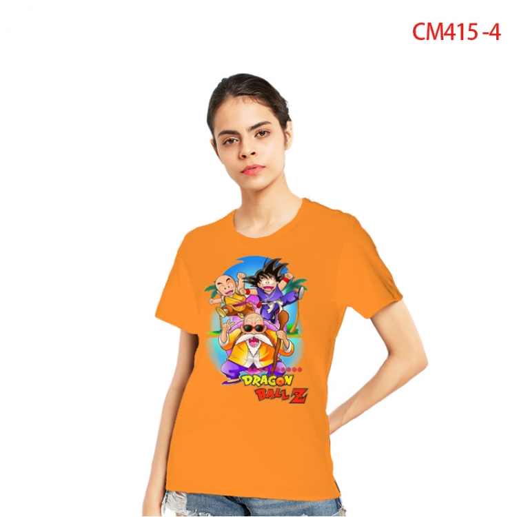 DRAGON BALL Women's Printed short-sleeved cotton T-shirt from S to 3XL CM415-4