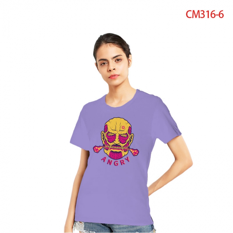 DRAGON BALL Women's Printed short-sleeved cotton T-shirt from S to 3XL  CM316-6