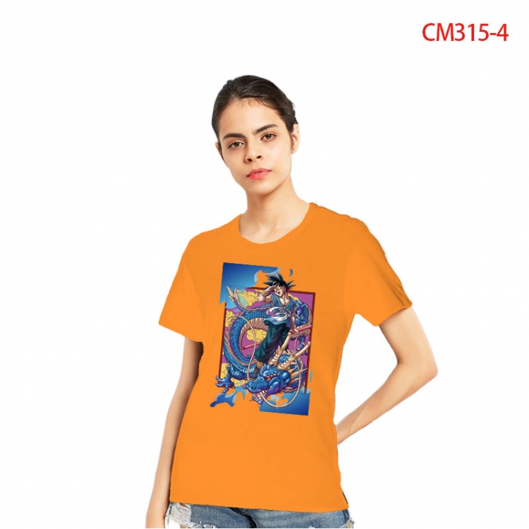 DRAGON BALL Women's Printed short-sleeved cotton T-shirt from S to 3XL CM315-4