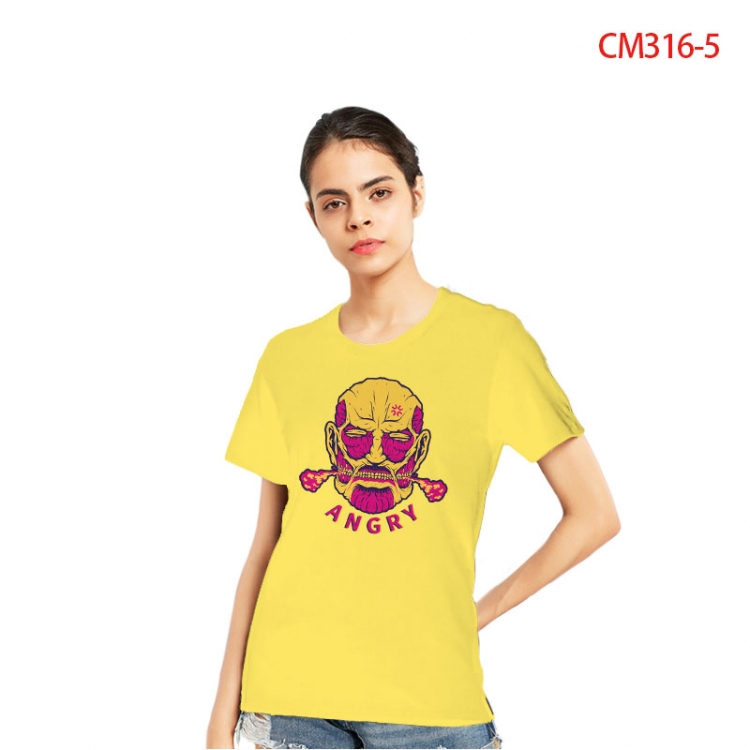 DRAGON BALL Women's Printed short-sleeved cotton T-shirt from S to 3XL CM316-5