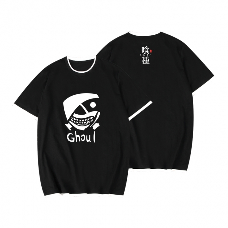 Tokyo Ghoul Full color printed short-sleeved fake two-piece T-shirt from S to XXXL