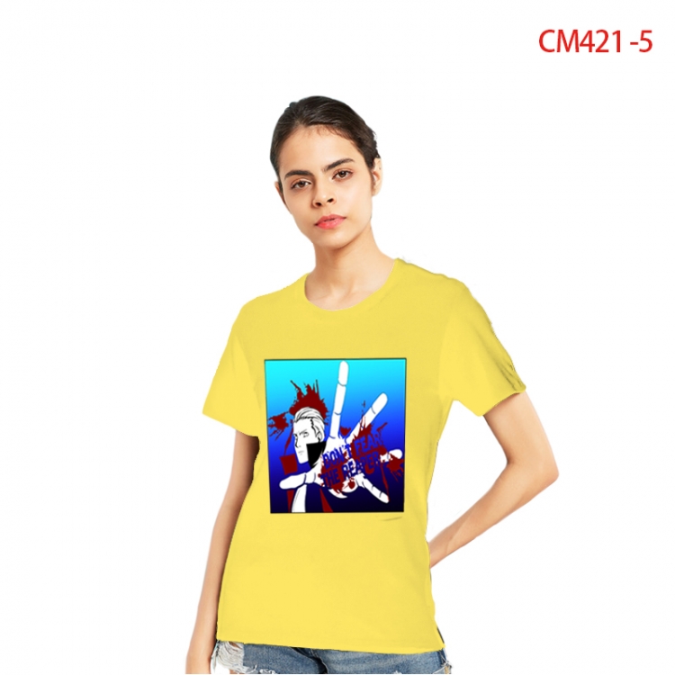 Naruto Women's Printed short-sleeved cotton T-shirt from S to 3X CM421-5