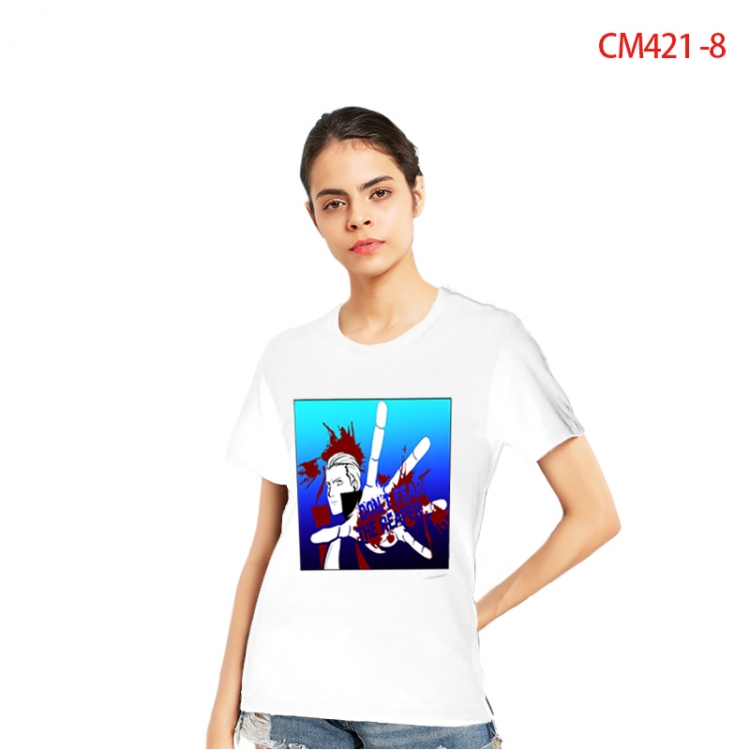 Naruto Women's Printed short-sleeved cotton T-shirt from S to 3XCM421-8