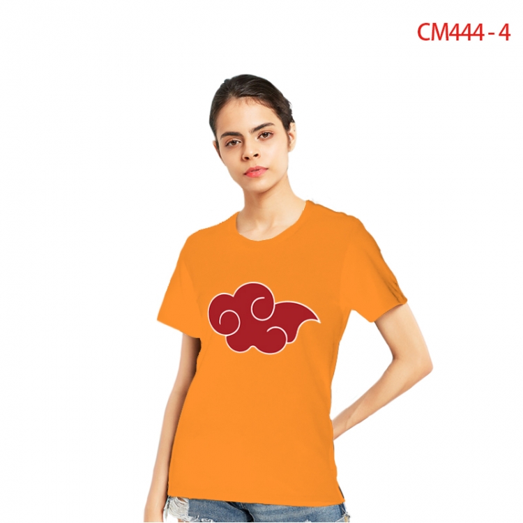 Naruto Women's Printed short-sleeved cotton T-shirt from S to 3X  CM444-4