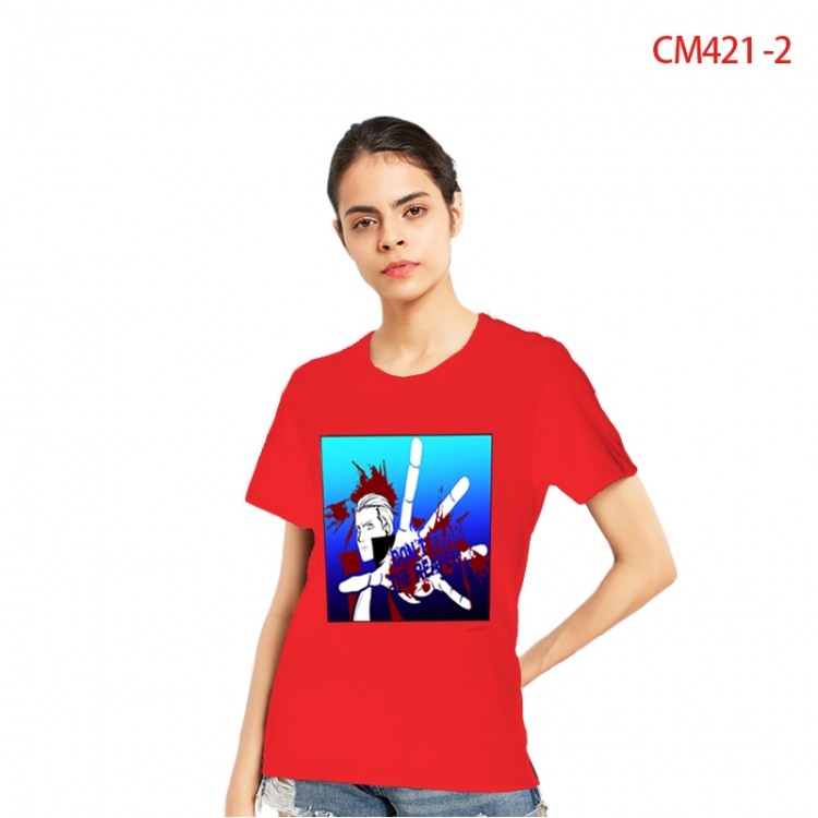 Naruto Women's Printed short-sleeved cotton T-shirt from S to 3X  CM421-2