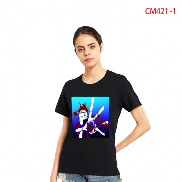 Naruto Women's Printed short-sleeved cotton T-shirt from S to 3X  CM421-1