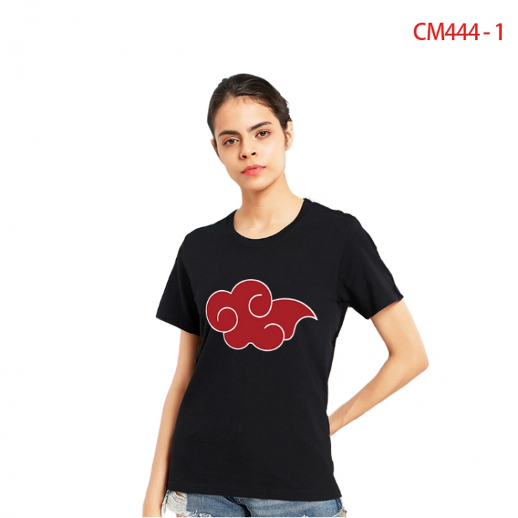 Naruto Women's Printed short-sleeved cotton T-shirt from S to 3X CM444-1