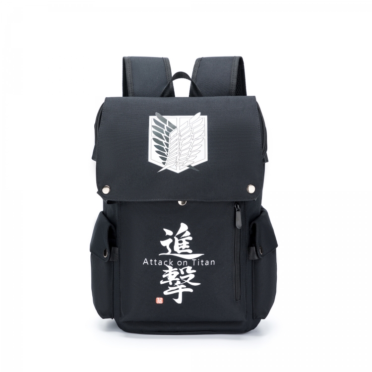 Shingeki no Kyojin Oxford cloth shoulder school bag student backpack A1349
