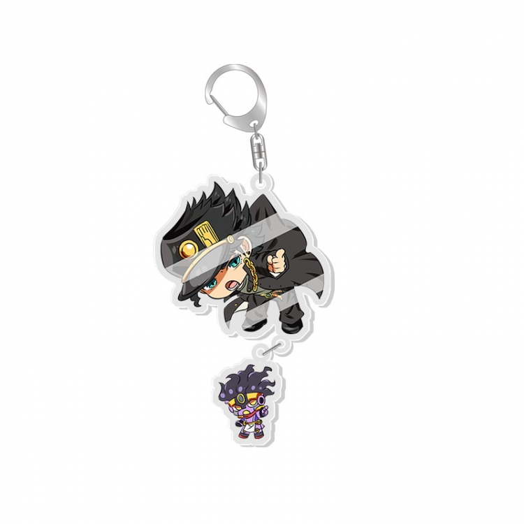 JoJos Bizarre Adventure Animation acrylic Key Chain  pendant price for 5 pcs  fx012