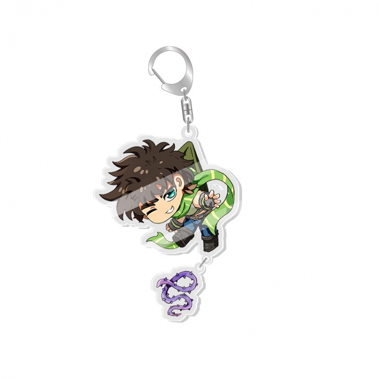 JoJos Bizarre Adventure Animation acrylic Key Chain  pendant price for 5 pcs  fx013