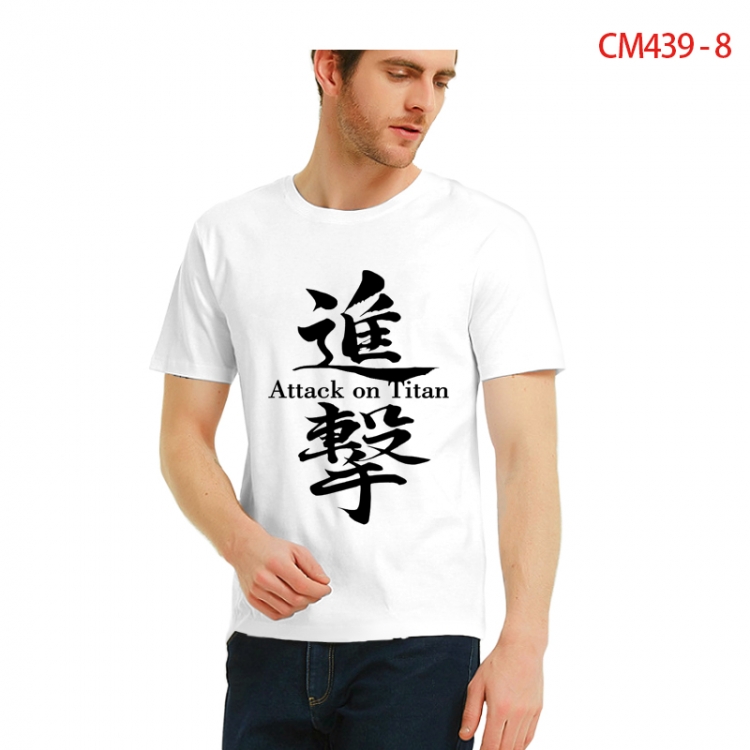 Shingeki no Kyojin Printed short-sleeved cotton T-shirt from S to 3XL  CM439-8