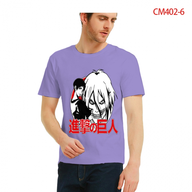 Shingeki no Kyojin Printed short-sleeved cotton T-shirt from S to 3XL CM402-6