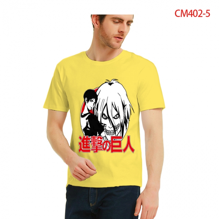 Shingeki no Kyojin Printed short-sleeved cotton T-shirt from S to 3XL CM402-5