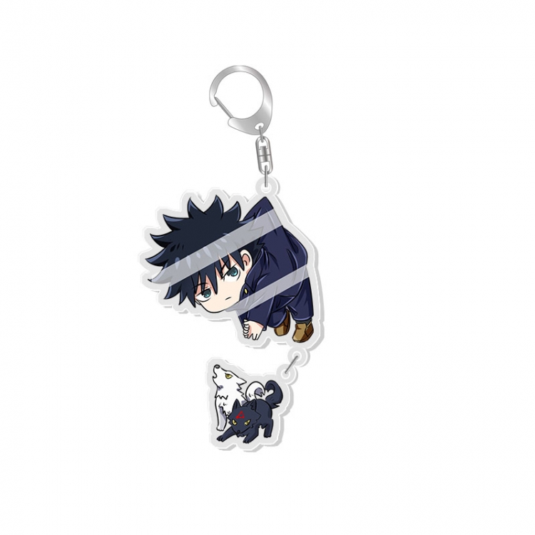 Jujutsu Kaisen Animation acrylic Key Chain pendant price for 5 pcs fx004