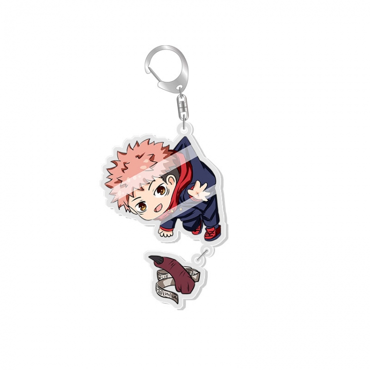 Jujutsu Kaisen Animation acrylic Key Chain pendant price for 5 pcs fx001