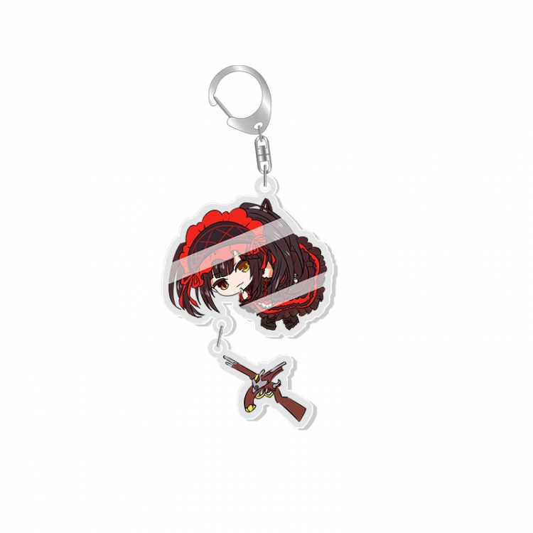 Date-A-Live Animation acrylic Key Chain  pendant price for 5 pcs   fx021