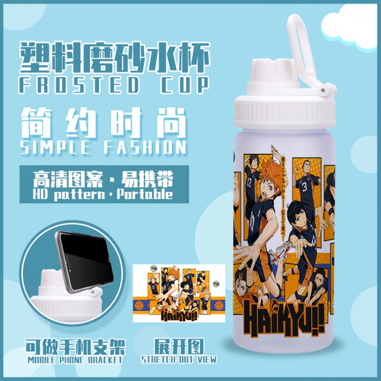 Haikyuu!! Animation peripheral frosted plastic cup