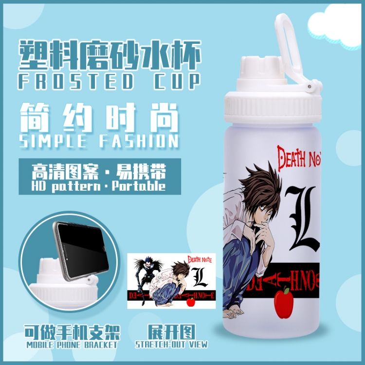 Death note Animation peripheral frosted plastic cup