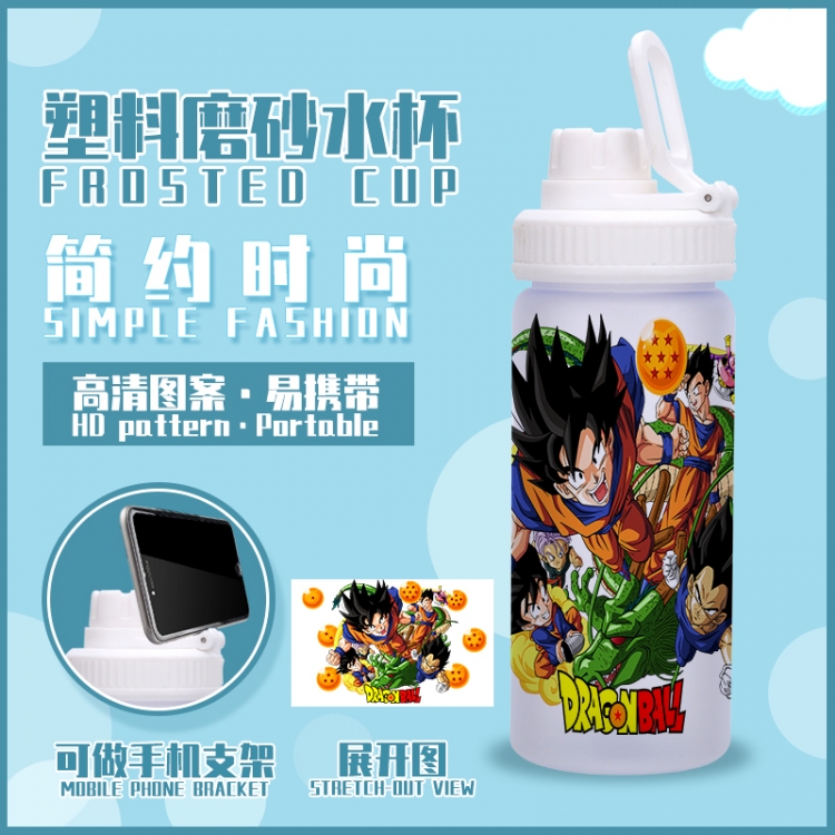 DRAGON BALL Animation peripheral frosted plastic cup